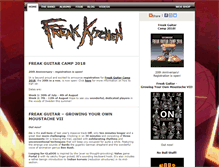 Tablet Screenshot of freakkitchen.com